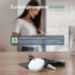 ATUVOS Air Tracker Tag 4er Set – Smart KeyFinder für iOS, Bluetooth Schlüsselfinder für Gepäck & Taschen, mit Austauschbarem Akku