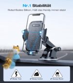 VICSEED Handyhalterung Auto – 20kg Saugkraft, 360° drehbar, stabil & sicher