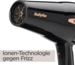 BaByliss Cordkeeper 2000 Haartrockner – 2000W, Ionen-Technologie für Anti-Frizz, inkl. Düse & Diffusor, einzigartiger Kabeleinzug – Bild 4
