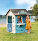 Smoby Spielhaus Sweety Corner – Indoor & Outdoor mit Verkaufstheke und Zubehör, ab 2 Jahren