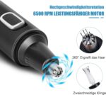 Nasen- & Ohrhaarschneider 3-in-1 – Schmerzfreier Trimmer für Nasen-, Ohren-, Augenbrauen- und Lippenhaare