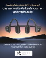 SHOKZ OpenRun – Open-Ear Knochenschall-Kopfhörer, Bluetooth, IP67, 8h Akku, USB-C, inkl. Sport-Stirnband