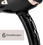 BaByliss Cordkeeper 2000 Haartrockner – 2000W, Ionen-Technologie für Anti-Frizz, inkl. Düse & Diffusor, einzigartiger Kabeleinzug – Bild 6