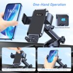 Blukar Handyhalterung Auto – 360° drehbar, Ein-Knopf-Release, für Armaturenbrett & Windschutzscheibe