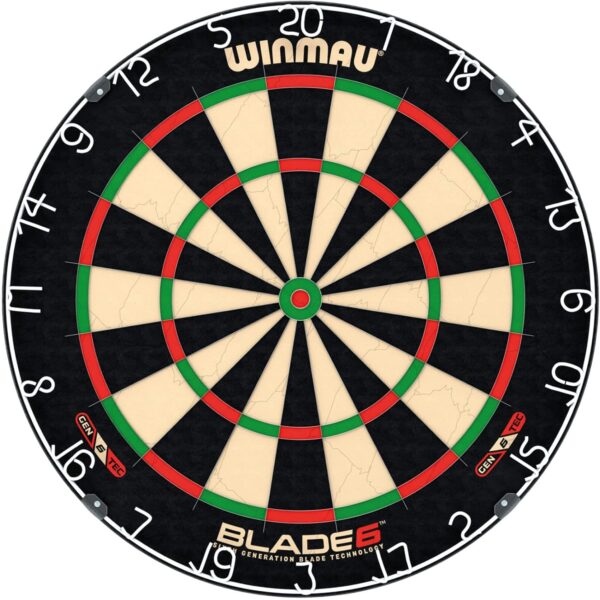 WINMAU Blade 6 – Profi-Dartscheibe mit PDC-Turnierstandard