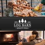 Log Barn Natürliche Anzündwolle – 200 Stück, Öko-Feueranzünder für Kamin, Grill & Ofen
