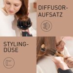 Panasonic EH-NA63 Nanoe Haartrockner – 2000W, Diffusor & Styling-Düse, für Glanz & Pflege, Roségold