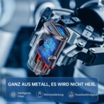 SYNCWIRE 90W Auto Ladegerät USB-C & USB [PD 45W & QC 45W] – Mini Metall Schnellladung für iPhone 15, Google Pixel 7, Samsung