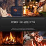 Log Barn Natürliche Anzündwolle – 200 Stück, Öko-Feueranzünder für Kamin, Grill & Ofen