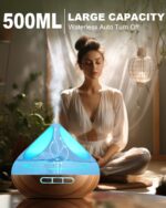 VAAGHANM Aroma-Diffuser 500 ml – mit 8 Ölen, Luftbefeuchter & Fernbedienung – Bild 6