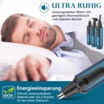 3-in-1 Nasenhaartrimmer - Professioneller Ohr- & Nasenhaarschneider für Männer und Frauen,
