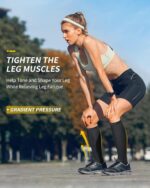 CAMBIVO Kompressionsstrümpfe 2 Paar – Für Damen & Herren, ideal für Laufen, Sport, Reisen & Radsport.