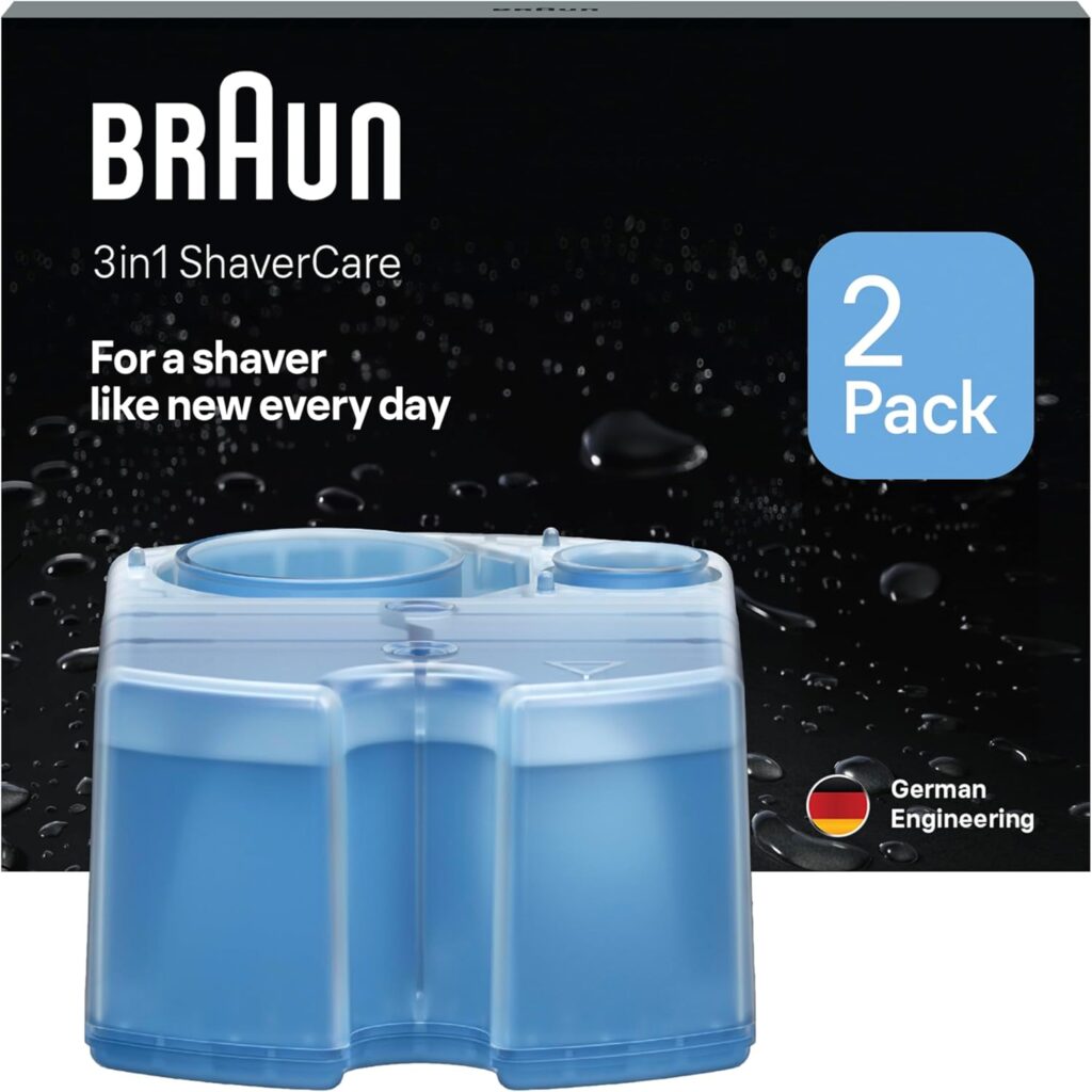 Braun 3-in-1 ShaverCare Reinigungskartuschen für Reinigungsstationen