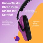 Vanderfields Gehörschutz Kinder – Lärmschutz Kopfhörer (26dB) – für Schule, Konzert, Autisten, Schlagzeug – 3-16 Jahre