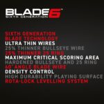 WINMAU Blade 6 – Profi-Dartscheibe mit PDC-Turnierstandard