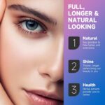 Wimpern- & Augenbrauenserum – Natürlich, ohne Hormone, für stärkere & längere Wimpern (5 ml)