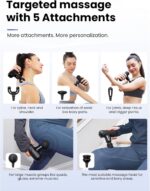 Bob and Brad Q2 Mini-Massagepistole, Kompakte & Leise Tiefengewebe-Massage für Muskelregeneration und Schmerzlinderung