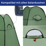 WolfWise Pop-Up Dusch- & Umkleidezelt – Tragbar, geräumig & privat für Camping, Strand & Outdoor