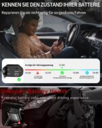 Aimtel Einziehbares 66W Auto Ladegerät – USB C Adapter für iPhone, Galaxy, Pixel & mehr