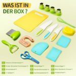 Kindermesser-Set – Sicheres Küchenmesser-Set für kleine Köche, ab 2 Jahren