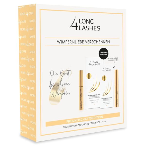 Long4Lashes FX5 – Doppeltes Power-Wimpernserum | Neue Formel | Vegan | 2x 3 ml Sparset