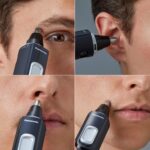 Panasonic ER-GN300 Nasen-, Ohren- & Augenbrauentrimmer, wasserdicht, batteriebetrieben, Schwarz