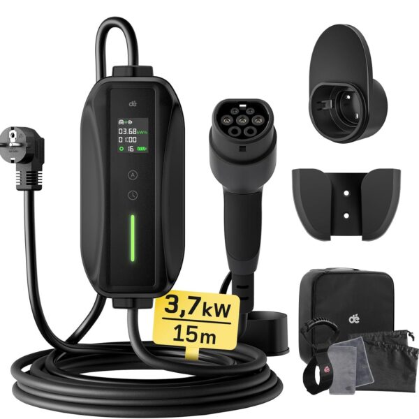 Typ 2 Schuko Ladekabel – 3,68 kW für PHEV & EV