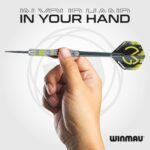 WINMAU MvG Geschenkset – 50-teiliges Dart-Set mit Schäften, Flights & Zubehör