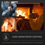 Log Barn Natürliche Anzündwolle – 200 Stück, Öko-Feueranzünder für Kamin, Grill & Ofen