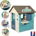 Smoby Spielhaus Sweety Corner – Indoor & Outdoor mit Verkaufstheke und Zubehör, ab 2 Jahren