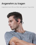 SHOKZ OpenRun – Open-Ear Knochenschall-Kopfhörer, Bluetooth, IP67, 8h Akku, USB-C, inkl. Sport-Stirnband
