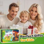 Magnetische Bausteine Set – Kreative Bauelemente mit Zauberportalen, STEM Spielzeug für Kinder ab 3 Jahren