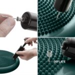 BODYMATE Ballsitzkissen 34cm inkl. Pumpe – Balancekissen für Fitness & Reha