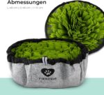 Tierfein® Schnüffelteppich für Hunde – Robustes Intelligenzspielzeug, grössenverstellbar & waschbar, für alle Hundetypen.