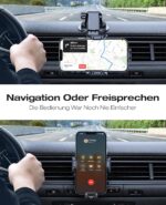 VICSEED Handyhalterung Auto – 20kg Saugkraft, 360° drehbar, stabil & sicher