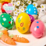 JOYIN Oster-Eierstreuer Maracas Set – 6 oder 12 Stück Musikinstrumente für Kinder & Deko