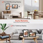 Frameo 10,1" WiFi Bilderrahmen – HD-Touchscreen, 32GB Speicher, Auto-Rotation & Sofort-Fototeilung
