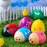 JOYIN Oster-Eierstreuer Maracas Set – 6 oder 12 Stück Musikinstrumente für Kinder & Deko