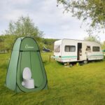 WolfWise Pop-Up Dusch- & Umkleidezelt – Tragbar, geräumig & privat für Camping, Strand & Outdoor