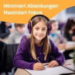 Vanderfields Gehörschutz Kinder – Lärmschutz Kopfhörer (26dB) – für Schule, Konzert, Autisten, Schlagzeug – 3-16 Jahre