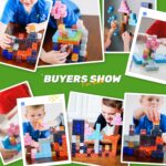 Magnetische Bausteine Set – Kreative Bauelemente mit Zauberportalen, STEM Spielzeug für Kinder ab 3 Jahren