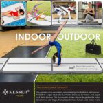 KESSER® Airtrack – Aufblasbare Turnmatte (2–6 m) inkl. Pumpe & Tasche