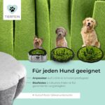 Tierfein® Schnüffelteppich für Hunde – Robustes Intelligenzspielzeug, grössenverstellbar & waschbar, für alle Hundetypen.