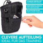 HUND IST KÖNIG® Leckerlibeutel für Hundetraining – Robuster, kompakter Futterbeutel mit Kotbeutelspender & Trainings-Ebook
