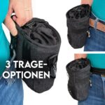 HUND IST KÖNIG® Leckerlibeutel für Hundetraining – Robuster, kompakter Futterbeutel mit Kotbeutelspender & Trainings-Ebook