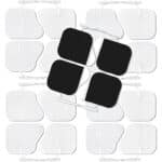 AUVON TENS Elektroden Pads, 20 Stück, 50x50mm, Latexfrei, Verbesserte Haftung, Für Elektrotherapie