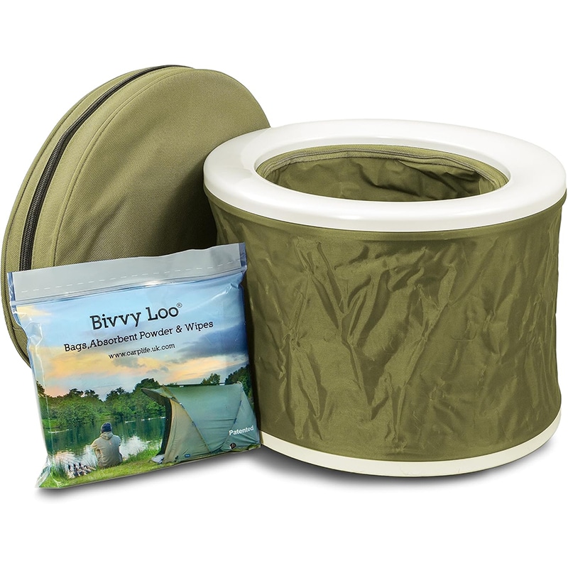 Bivvy Loo – Faltbare Camping-Toilette | Tragbar, kompakt & belastbar bis 150 kg