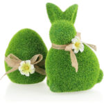 2-teilig Hase+ei 17+11cm