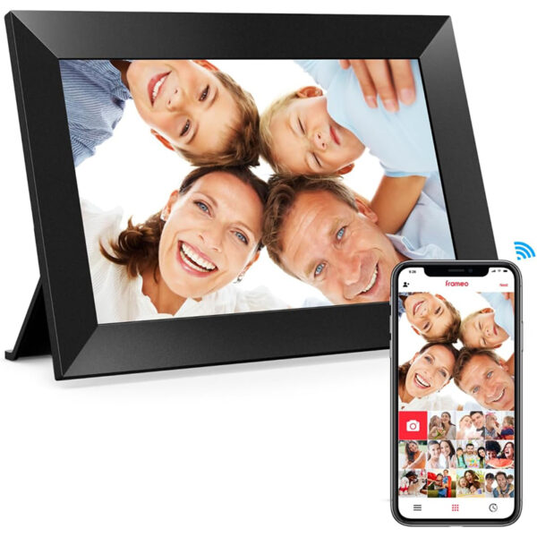📸 **Frameo 10,1" WiFi Bilderrahmen** – HD-Touchscreen, 32GB Speicher, Auto-Rotation & Sofort-Fototeilung