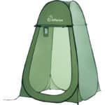 WolfWise Pop-Up Dusch- & Umkleidezelt – Tragbar, geräumig & privat für Camping, Strand & Outdoor